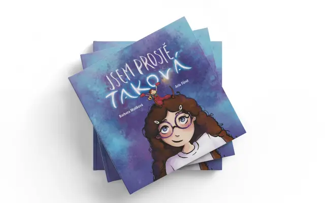 Kniha „Jsem prostě taková“ s omalovánkami